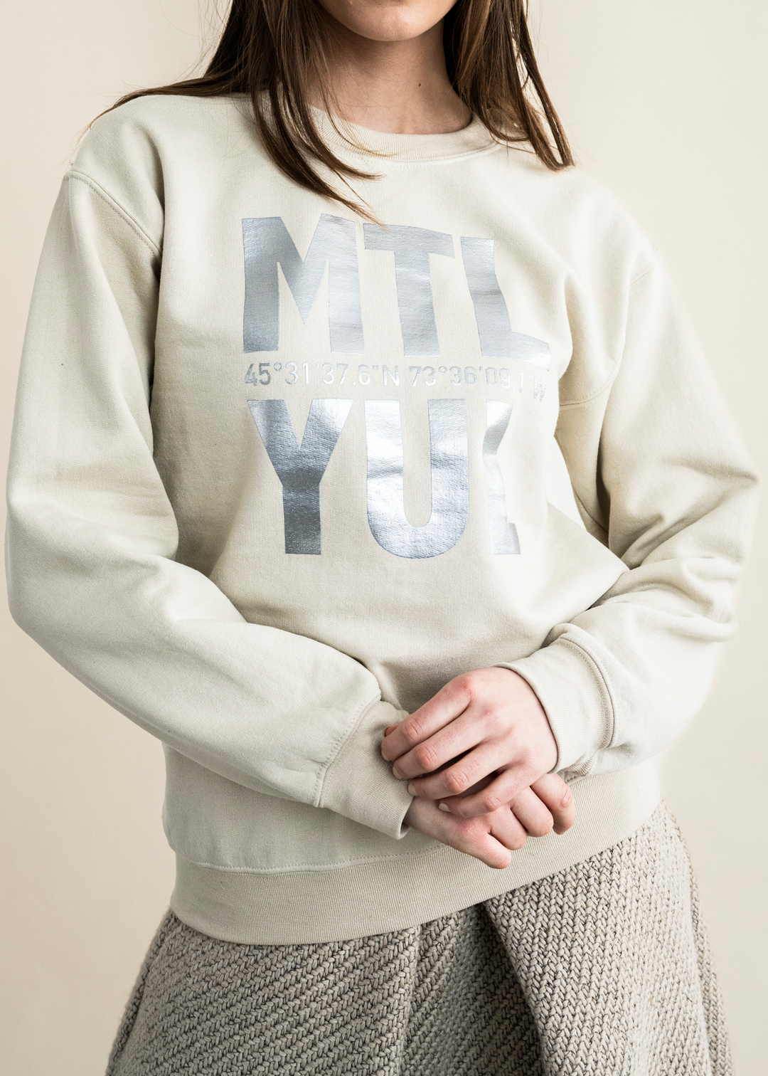 PRINTED CREWNECK - MTL/YUL