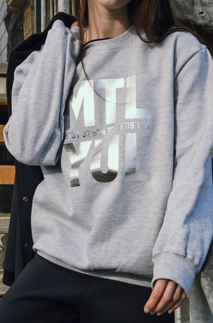 PRINTED CREWNECK - MTL/YUL